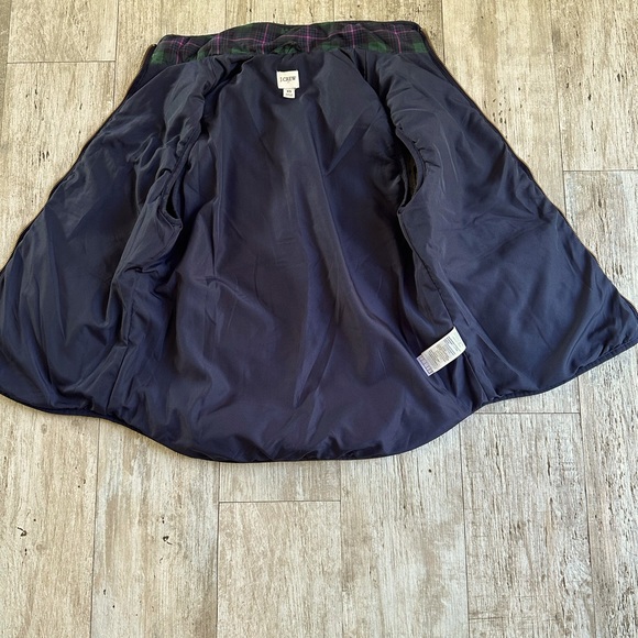 Classic Preppy Clueless J Crew Stewart Tartan Plaid Vest Green, Navy Pink XS - Picture 11 of 11